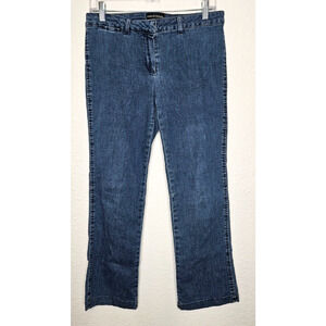 Vintage Bergdorf Goodman Theory Jeans Womens 8 Blue‎ Straight Leg Low Rise Pants